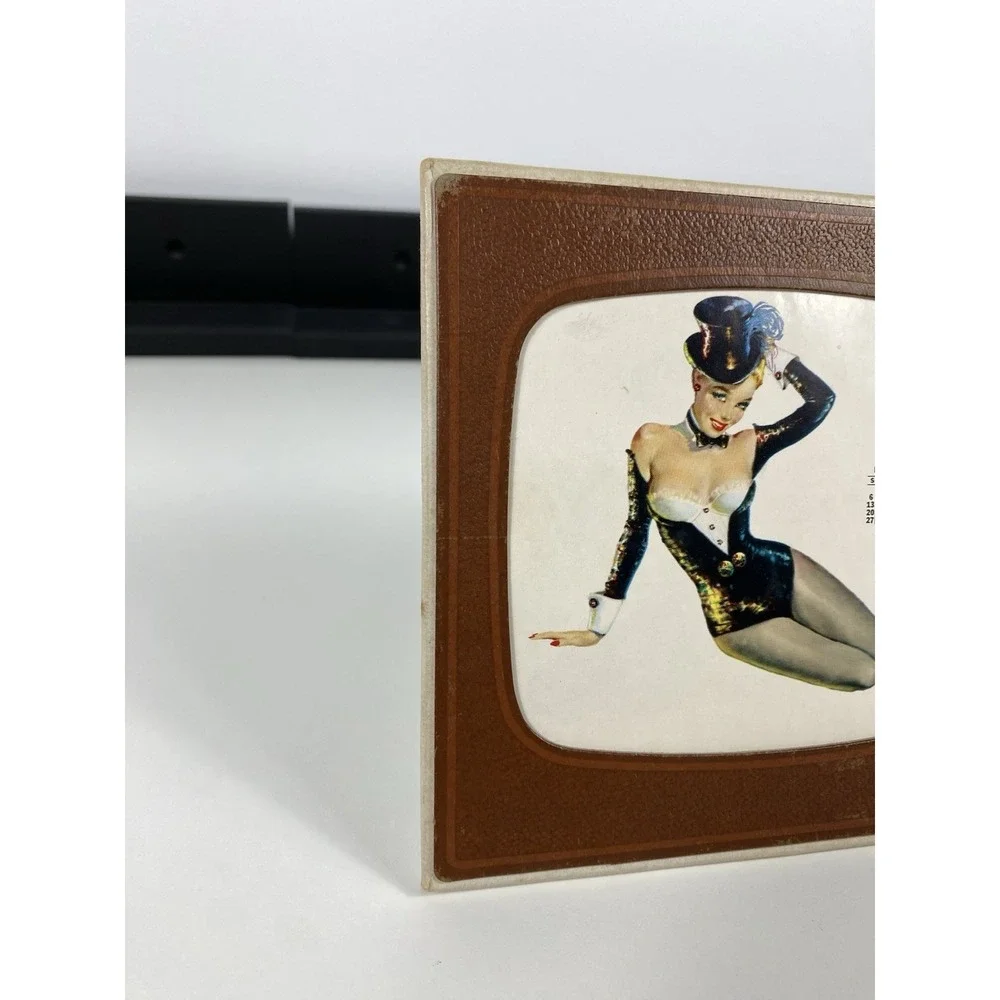 1954 Esquire Magazine Desktop Pinup Calendar Holder ~ 12 Months